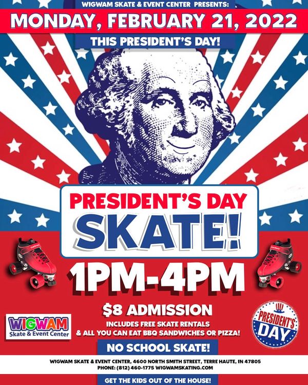 President's Day Skate Event