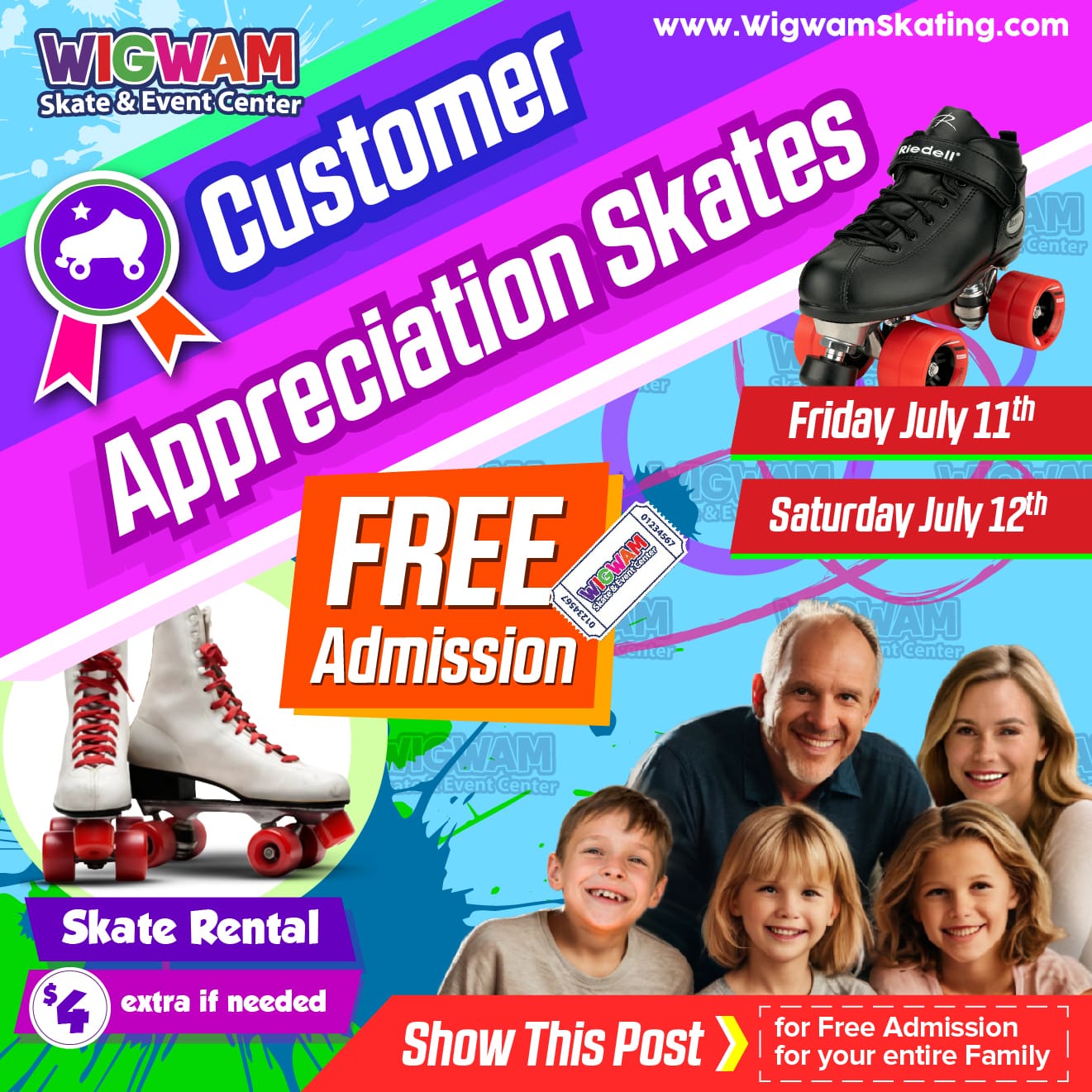 Customer Appreciation Skates 